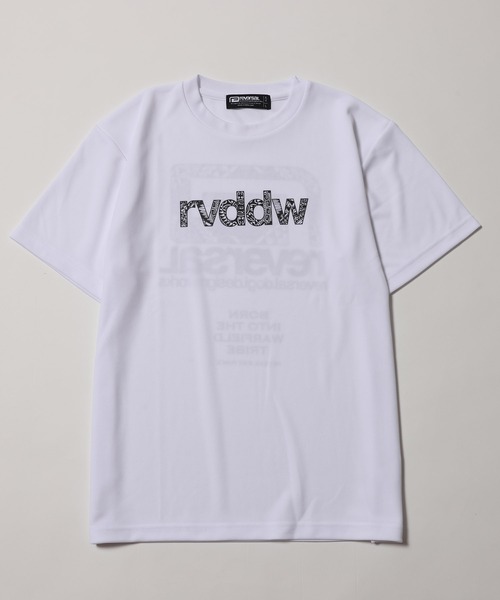 reversal.dogi.design.works(リバーサル・ドーギ・デザイン・ワークス)の「<reversal/リバーサル>WRF rvddw TRIBE DRY MESH TEE(Tシャツ/カットソー・メンズ・ホワイト/ブラック・S/M/L/XL/2XL)」の2枚目の写真