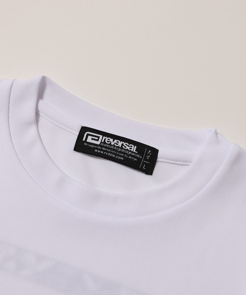 reversal.dogi.design.works(リバーサル・ドーギ・デザイン・ワークス)の「<reversal/リバーサル>WRF rvddw TRIBE DRY MESH TEE(Tシャツ/カットソー・メンズ・ホワイト/ブラック・S/M/L/XL/2XL)」の4枚目の写真