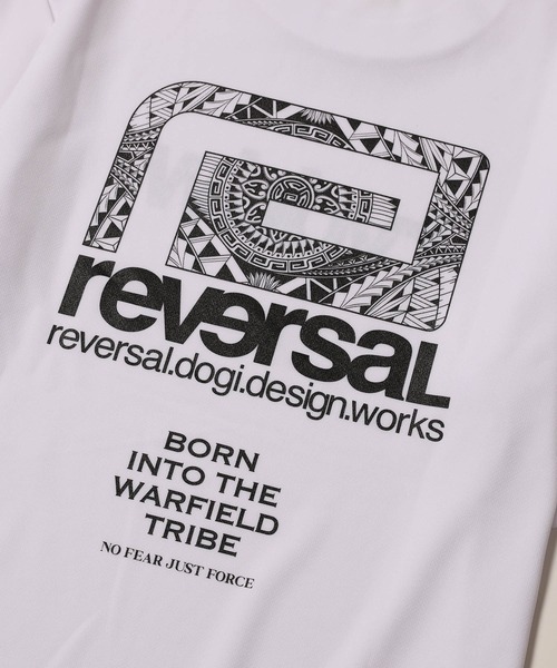 reversal.dogi.design.works(リバーサル・ドーギ・デザイン・ワークス)の「<reversal/リバーサル>WRF rvddw TRIBE DRY MESH TEE(Tシャツ/カットソー・メンズ・ホワイト/ブラック・S/M/L/XL/2XL)」の14枚目の写真