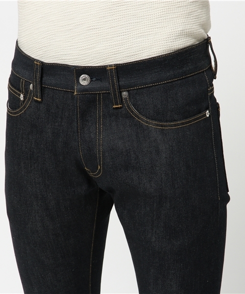 Lui's（ルイス）の「lideal(リディアル)×Lui's(ルイス) リジッドスリムデニムパンツ（デニムパンツ・メンズ・インディゴブルー・28/32/30/34）」の5枚目の写真