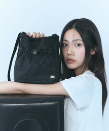 String Mini Cross Bag [BLACK DOT]
