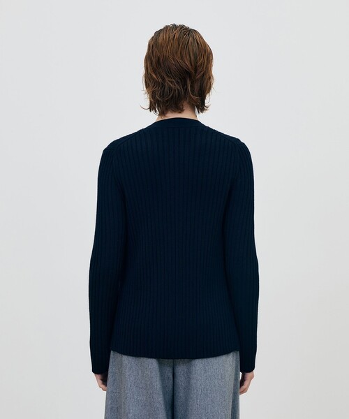 DES PRES(デ・プレ)の「【WEB先行予約】ウールベーシックリブ VネックC/D(カーディガン/ボレロ・レディース・ライトグレー/ネイビー/ブラック/ホワイト系その他・FREE)」の8枚目の写真