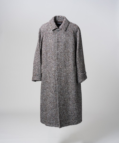 MAISON SPECIAL（メゾンスペシャル）の「《UNISEX》【Italian Dead Stock Fabric】プライムオーバーステンカラーコート/Prime-Over Balmacaan Coat【MAISON SPECIAL/メゾンスペシャル】（ステンカラーコート・メンズ・ブラウン/その他2/その他1/グレイッシュベージュ/ホワイト/ブラック/ネイビー・0/1/2）」の9枚目の写真