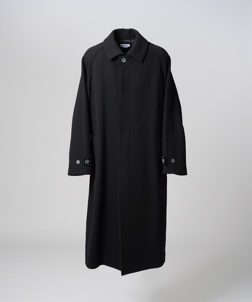 MAISON SPECIAL（メゾンスペシャル）の「《UNISEX》【Italian Dead Stock Fabric】プライムオーバーステンカラーコート/Prime-Over Balmacaan Coat【MAISON SPECIAL/メゾンスペシャル】（ステンカラーコート・メンズ・ブラウン/その他2/その他1/グレイッシュベージュ/ホワイト/ブラック/ネイビー・0/1/2）」の10枚目の写真