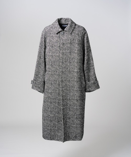 MAISON SPECIAL（メゾンスペシャル）の「《UNISEX》【Italian Dead Stock Fabric】プライムオーバーステンカラーコート/Prime-Over Balmacaan Coat【MAISON SPECIAL/メゾンスペシャル】（ステンカラーコート・メンズ・ブラウン/その他2/その他1/グレイッシュベージュ/ホワイト/ブラック/ネイビー・0/1/2）」の13枚目の写真