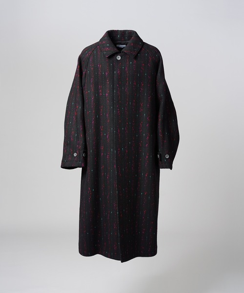 MAISON SPECIAL（メゾンスペシャル）の「《UNISEX》【Italian Dead Stock Fabric】プライムオーバーステンカラーコート/Prime-Over Balmacaan Coat【MAISON SPECIAL/メゾンスペシャル】（ステンカラーコート・メンズ・ブラウン/その他2/その他1/グレイッシュベージュ/ホワイト/ブラック/ネイビー・0/1/2）」の14枚目の写真