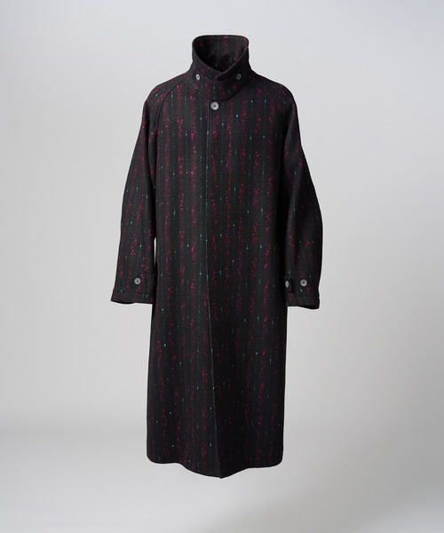 MAISON SPECIAL（メゾンスペシャル）の「《UNISEX》【Italian Dead Stock Fabric】プライムオーバーステンカラーコート/Prime-Over Balmacaan Coat【MAISON SPECIAL/メゾンスペシャル】（ステンカラーコート・メンズ・ブラウン/その他2/その他1/グレイッシュベージュ/ホワイト/ブラック/ネイビー・0/1/2）」の17枚目の写真