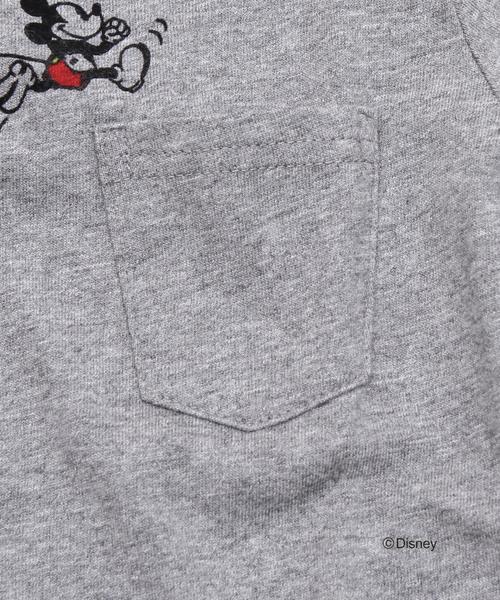 coen（コーエン）の「【coen キッズ】コーエン限定Disney(ディズニー)ポケットTシャツ(MICKEY&MINIIE)（100～150cm)（Tシャツ/カットソー・キッズ・ダークグレー/オフホワイト・130/110/140/150/100/120）」の15枚目の写真