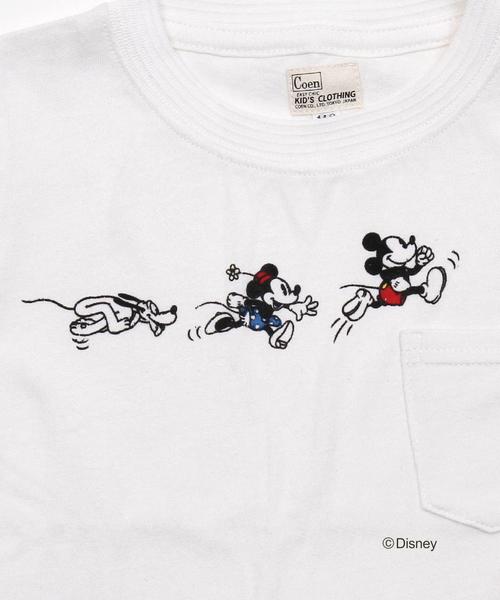 coen（コーエン）の「【coen キッズ】コーエン限定Disney(ディズニー)ポケットTシャツ(MICKEY&MINIIE)（100～150cm)（Tシャツ/カットソー・キッズ・ダークグレー/オフホワイト・130/110/140/150/100/120）」の16枚目の写真