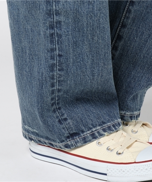 OLD BETTY'S（オールドベティーズ）の「Denim 5Pocket Damage Pants/デニム5ポケットダメージパンツ（デニムパンツ・レディース・インディゴブルー・SMALL/MEDIUM）」の8枚目の写真