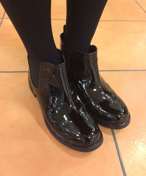 AcureZ（アキュアーズ）の「AcureZ[アキュアーズ]／レイン　ゴアショートブーツ　AO-10062（ブーツ・レディース・ブラック系その他/ブラック/ベージュ・M/LL/S/L）」の12枚目の写真