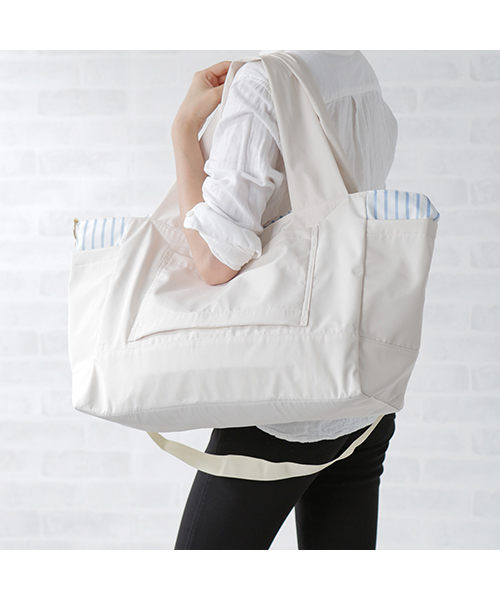 Francfranc フランフラン の フェリーチェ トラベルバッグ アイボリー トートバッグ Wear Francfranc フランフラン の フェリーチェ トラベルバッグ アイボリー トートバッグ Wear