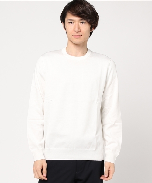 BROOKS BROTHERS(ブルックスブラザーズ)の「スーピマコットン クルーネックセーター 【手洗い可能】(ニット/セーター・メンズ・ネイビー/ホワイト・X-SMALL/SMALL/MEDIUM/LARGE)」の11枚目の写真