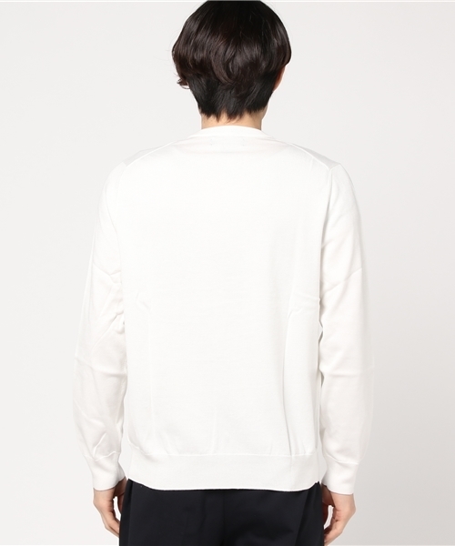 BROOKS BROTHERS(ブルックスブラザーズ)の「スーピマコットン クルーネックセーター 【手洗い可能】(ニット/セーター・メンズ・ネイビー/ホワイト・X-SMALL/SMALL/MEDIUM/LARGE)」の4枚目の写真