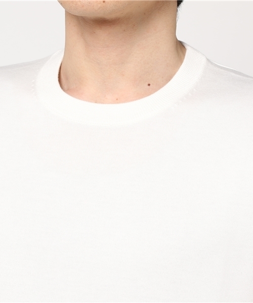 BROOKS BROTHERS(ブルックスブラザーズ)の「スーピマコットン クルーネックセーター 【手洗い可能】(ニット/セーター・メンズ・ネイビー/ホワイト・X-SMALL/SMALL/MEDIUM/LARGE)」の5枚目の写真