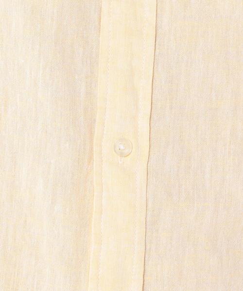 coen(コーエン)の「フレンチリネン×コットンシャンブレーボタンダウンシャツ(シャツ/ブラウス・メンズ・ピンク/ネイビー/クリーム/ホワイト・X-LARGE/MEDIUM/LARGE/SMALL)」の13枚目の写真