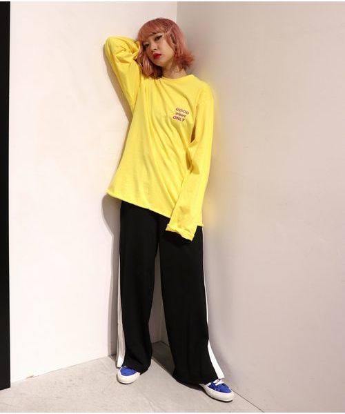 jouetie（ジュエティ）の「emmaコラボ カラーロングスリーブTEE（Tシャツ/カットソー・レディース・ターコイズブルー/ピンク/イエロー・MEDIUM）」の21枚目の写真