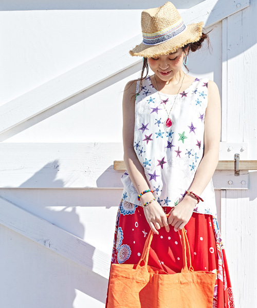 チャイハネ(チャイハネ)の「【チャイハネ】クレセントムーンメッシュブレスレット(ブレスレット・レディース・カラフル/ピンク/ライトブルー・FREE)」の10枚目の写真