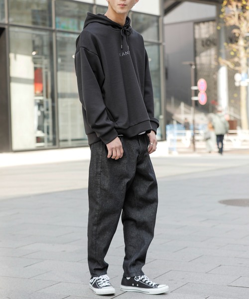 ADMIX/ATELIER SAB MEN（アドミックスアトリエサブメン）の「ライトオンス デニム / テーパード バギー ワイドパンツ（デニムパンツ・メンズ・ブラック/インディゴブルー/ワンウォッシュ/ライトインディゴブルー・48/50）」の19枚目の写真