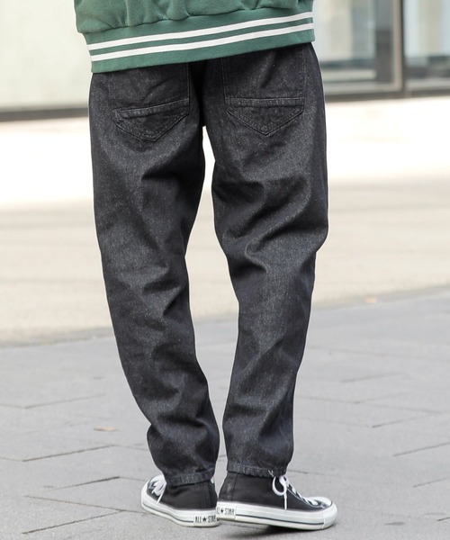 ADMIX/ATELIER SAB MEN（アドミックスアトリエサブメン）の「ライトオンス デニム / テーパード バギー ワイドパンツ（デニムパンツ・メンズ・ブラック/インディゴブルー/ワンウォッシュ/ライトインディゴブルー・48/50）」の16枚目の写真