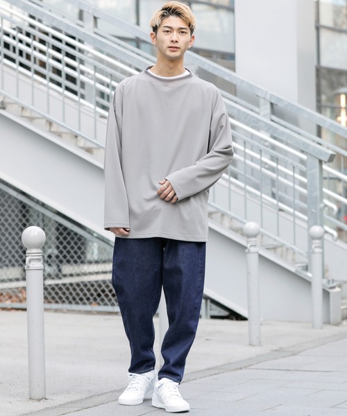 ADMIX/ATELIER SAB MEN（アドミックスアトリエサブメン）の「ライトオンス デニム / テーパード バギー ワイドパンツ（デニムパンツ・メンズ・ブラック/インディゴブルー/ワンウォッシュ/ライトインディゴブルー・48/50）」の20枚目の写真