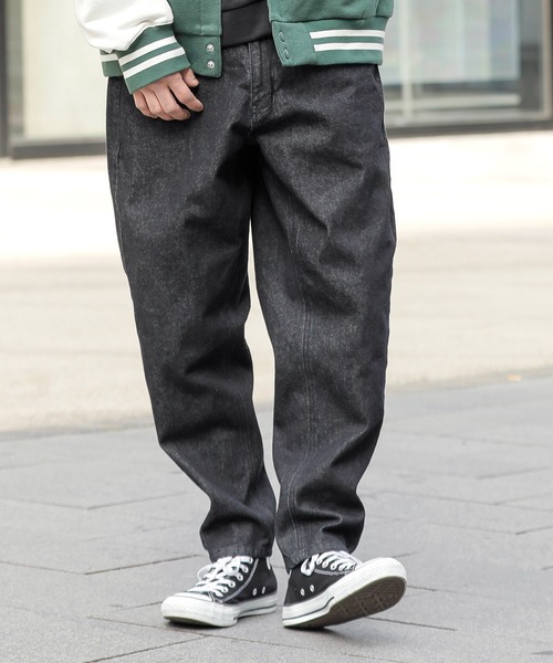 ADMIX/ATELIER SAB MEN（アドミックスアトリエサブメン）の「ライトオンス デニム / テーパード バギー ワイドパンツ（デニムパンツ・メンズ・ブラック/インディゴブルー/ワンウォッシュ/ライトインディゴブルー・48/50）」の18枚目の写真