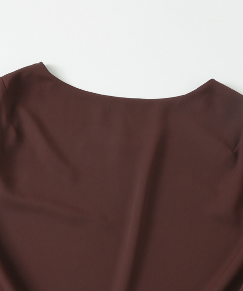 URBAN RESEARCH（アーバンリサーチ）の「マントスリーブブラウス（シャツ/ブラウス・レディース・ブラック/ボルドー・FREE）」の12枚目の写真
