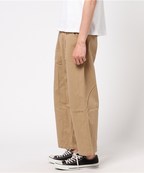 coca（coca）（コカ）の「フロントタックワイドチノパンツ（チノパンツ・メンズ・ベージュ/ブラック/カーキ・M/L）」の15枚目の写真