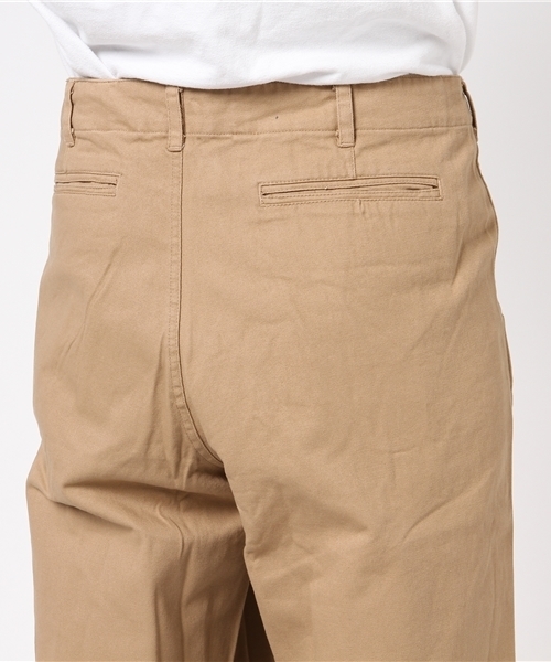 coca（coca）（コカ）の「フロントタックワイドチノパンツ（チノパンツ・メンズ・ベージュ/ブラック/カーキ・M/L）」の19枚目の写真