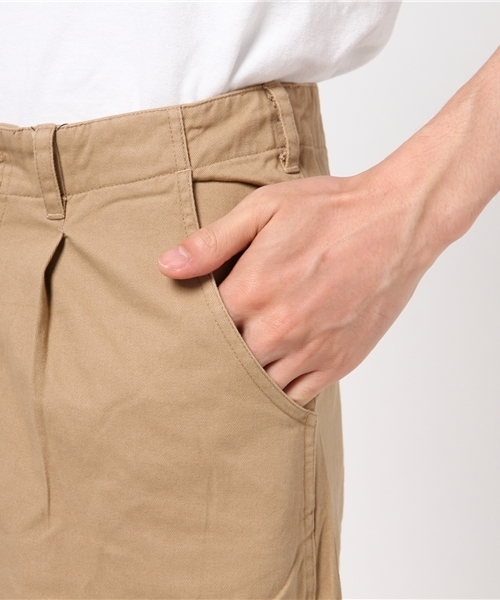 coca（coca）（コカ）の「フロントタックワイドチノパンツ（チノパンツ・メンズ・ベージュ/ブラック/カーキ・M/L）」の20枚目の写真