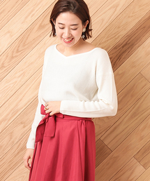 un dix cors | ハートネック2WAYニット(ニット/セーター)