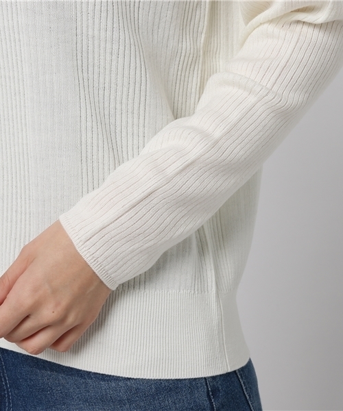 un dix cors（アンディコール）の「ハートネック2WAYニット（ニット/セーター・レディース・オレンジ/ブラック/ホワイト/その他9・ﾌﾘ-）」の10枚目の写真