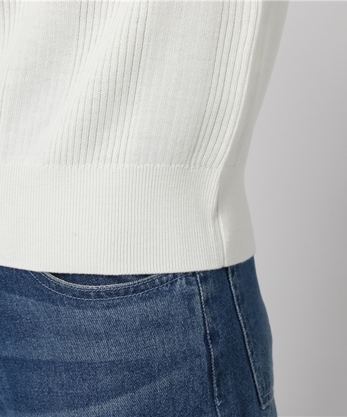 un dix cors（アンディコール）の「ハートネック2WAYニット（ニット/セーター・レディース・オレンジ/ブラック/ホワイト/その他9・ﾌﾘ-）」の6枚目の写真