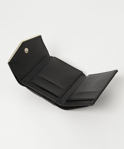 Fashion Letter（ファッションレター）の「ミニ財布 シンプルミニウォレット（財布・レディース・ホワイト/ブラック/グレー/ベージュ/エメラルド/ネイビー/ライトブルー/ピンクベージュ/チェリーピンク/レッド/ゴールド/シャンパン・FREE）」の15枚目の写真