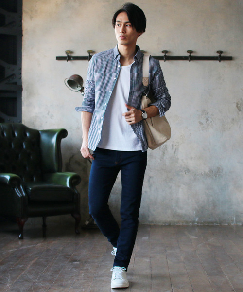 THE CASUAL（カジュアル）の「ボタンダウン先染めオックスフォードストレッチシャツ（シャツ/ブラウス・メンズ・その他3/その他4/グレー/サックスブルー/その他1/その他2/ホワイト/ネイビー/ワイン/その他5・L/M/S/XL）」の17枚目の写真