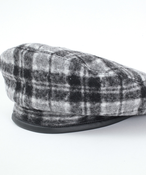 titivate（ティティベイト）の「ﾀｰﾀﾝﾁｪｯｸﾍﾞﾚｰ帽（ハンチング/ベレー帽・レディース・ブラック/ブラウン・FREE）」の11枚目の写真