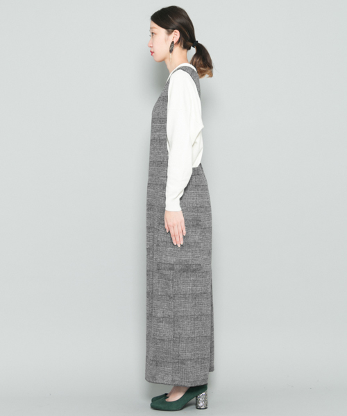 SENSE OF PLACE by URBAN RESEARCH（センスオブプレイスバイアーバンリサーチ）の「グレンチェックオールインワン（つなぎ/オールインワン・レディース・チェック・FREE）」の9枚目の写真