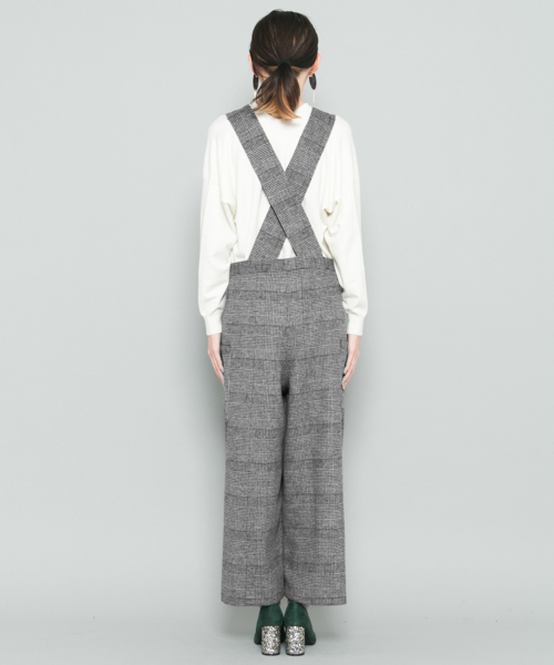 SENSE OF PLACE by URBAN RESEARCH（センスオブプレイスバイアーバンリサーチ）の「グレンチェックオールインワン（つなぎ/オールインワン・レディース・チェック・FREE）」の6枚目の写真