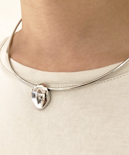 TODAYFUL（トゥデイフル）の「ニュアンスストーンチョーカー（チョーカー・レディース・シルバー/ゴールド・FREE）」の8枚目の写真