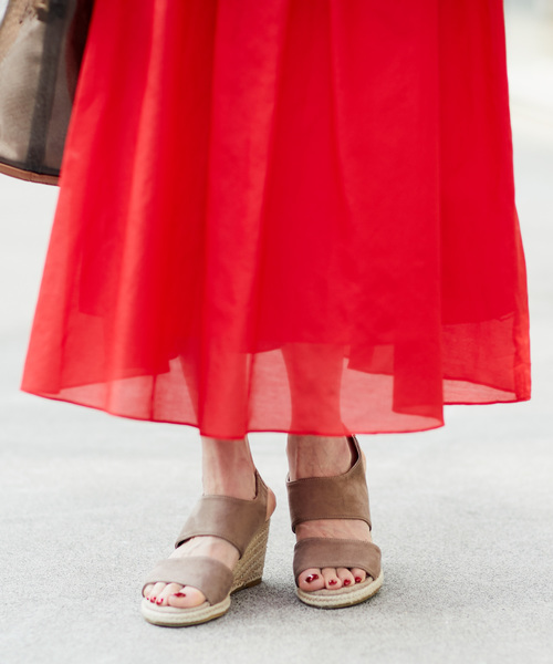 RIVE DROITE（リヴドロワ）の「スエードエスパドリーユ（サンダル・レディース・カーキ/ベージュ/グレー・LARGE/MEDIUM/SMALL）」の13枚目の写真