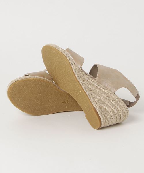RIVE DROITE（リヴドロワ）の「スエードエスパドリーユ（サンダル・レディース・カーキ/ベージュ/グレー・LARGE/MEDIUM/SMALL）」の4枚目の写真
