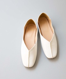 menue | 足首細見え 脚長効果もある 2WAY スクエアトゥ バブーシュ(パンプス)