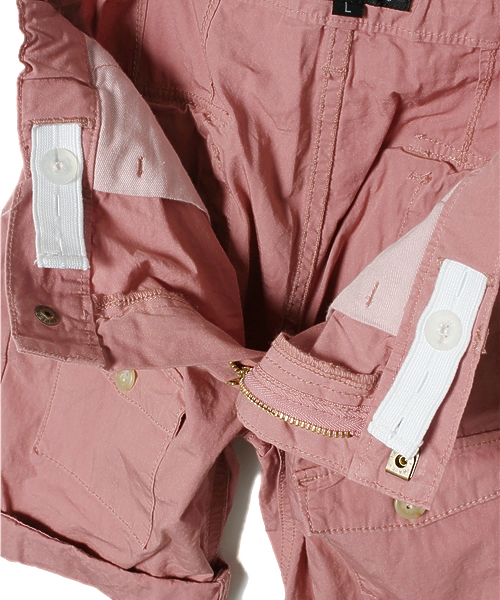 JOEY HYSTERIC（ジョーイヒステリック）の「ウェザー ロールアップショートPT（その他パンツ・キッズ・ブルー/ピンク・LARGE）」の7枚目の写真