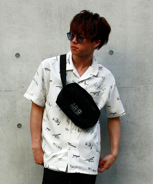 VENCEEXCHANGE（ヴァンスエクスチェンジ）の「総柄プリントオープンカラーシャツ（シャツ/ブラウス・メンズ・ホワイト・LARGE/MEDIUM）」の3枚目の写真