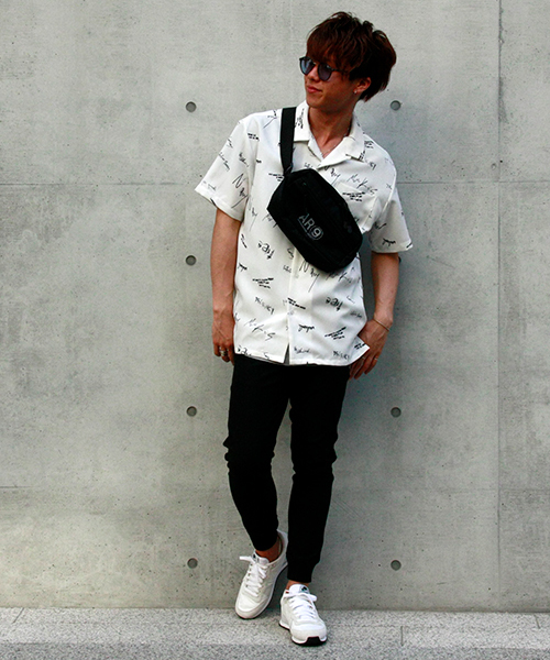 VENCEEXCHANGE（ヴァンスエクスチェンジ）の「総柄プリントオープンカラーシャツ（シャツ/ブラウス・メンズ・ホワイト・LARGE/MEDIUM）」の5枚目の写真