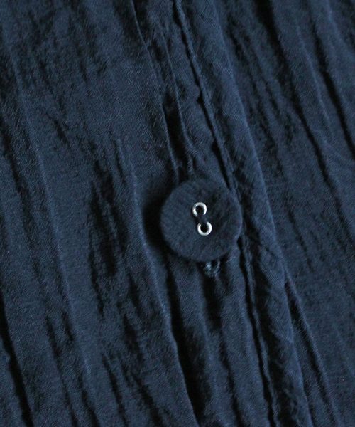 antiqua（アンティカ）の「スクエアロングカーディガン（カーディガン/ボレロ・レディース・ブラック/グレー・FREE）」の8枚目の写真