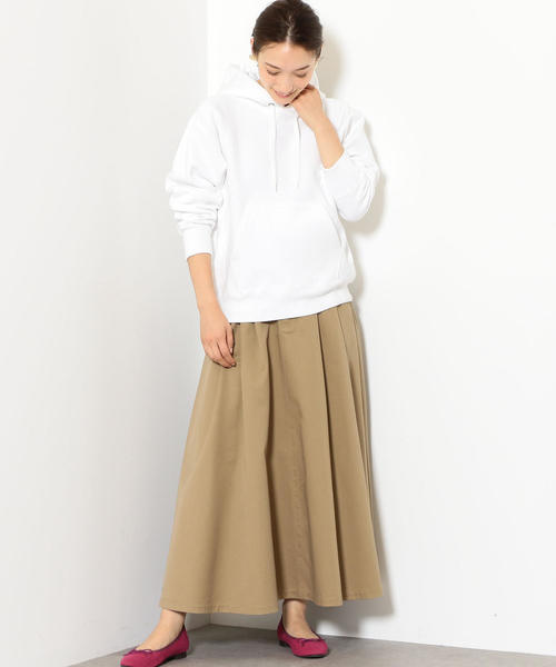 Champion（チャンピオン）の「［別注チャンピオン］SC Champion×GLR Reverse Weave フード ロゴ パーカー ◆（パーカー・レディース・ホワイト/ブラック・M）」の6枚目の写真