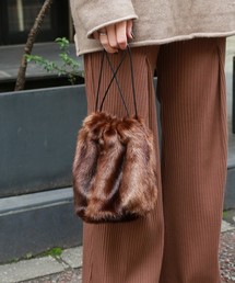 TODAYFUL | フェイクミンクファーパーズ(ハンドバッグ)