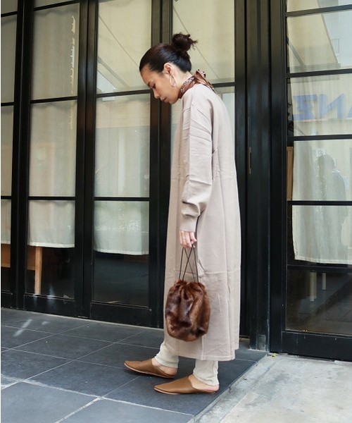 TODAYFUL（トゥデイフル）の「フェイクミンクファーパーズ（ハンドバッグ・レディース・ブラウン/キナリ・FREE）」の10枚目の写真