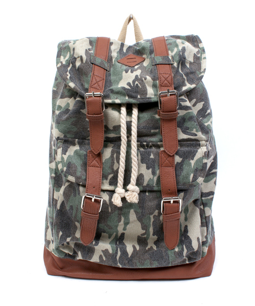 WEGO(ウィゴー)の「WEGO/ウォッシュキャンバス2ストラップリュック(バックパック/リュック・メンズ・その他1/ネイビー/カーキ/ブラック/ベージュ・FREE)」の13枚目の写真